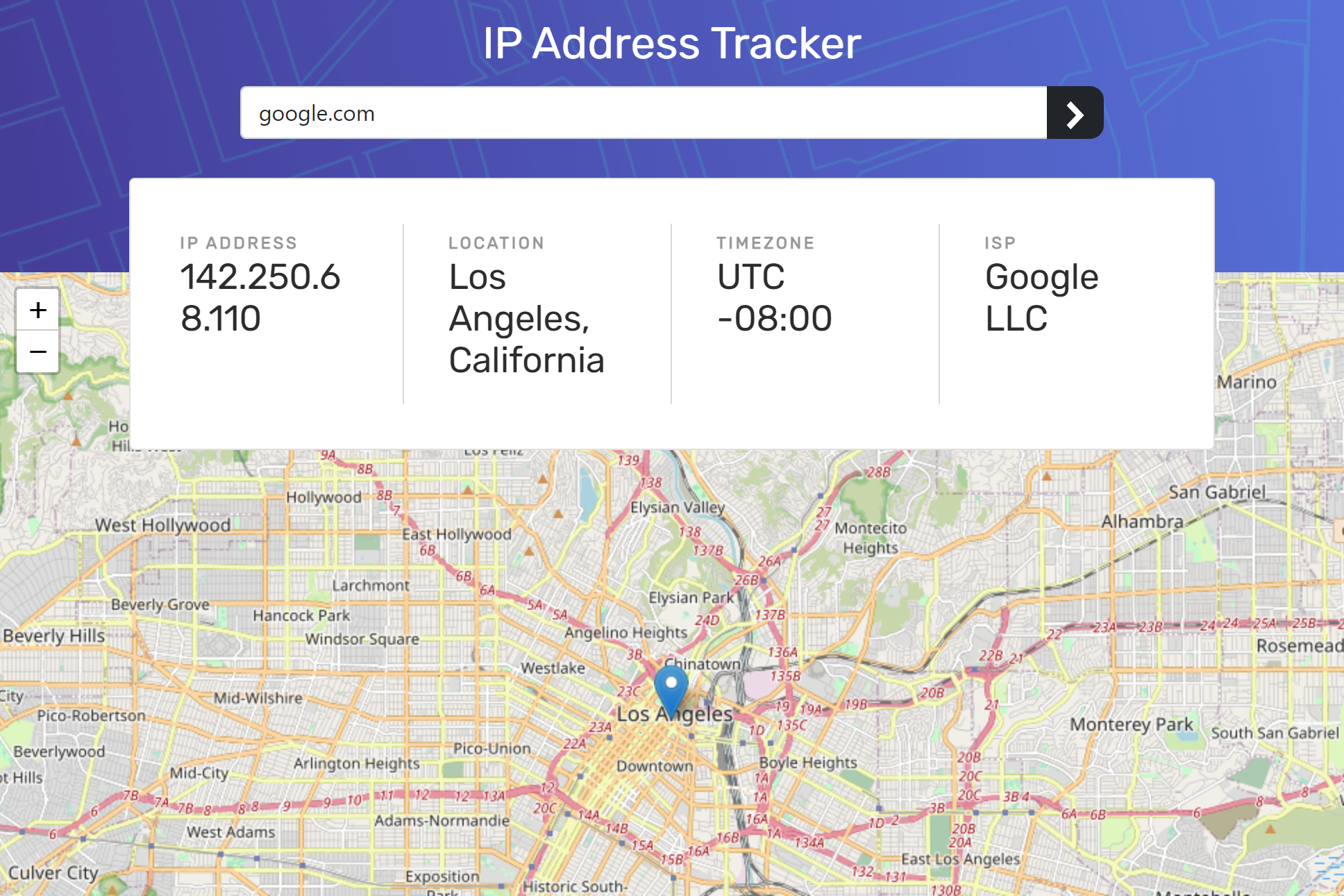 IP Tracker Screenshot